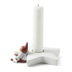 Klarborg Kalenderstage - Anker H 7,5 cm - Polyresin - Hvid