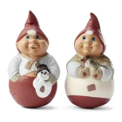 Klarborg Kavip Nisse - Steffen H 15,5 cm - Polyresin - Rød