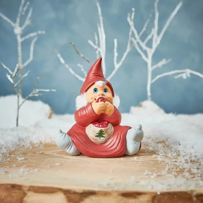 Klarborg Nisse - Mie H 14 cm - Keramik - Rød