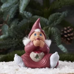 Klarborg Nisse - Mie H 14 cm - Keramik - Rød