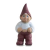 Klarborg Nisse - Store Thomas H 50 cm - Keramik - Rød/ Grå