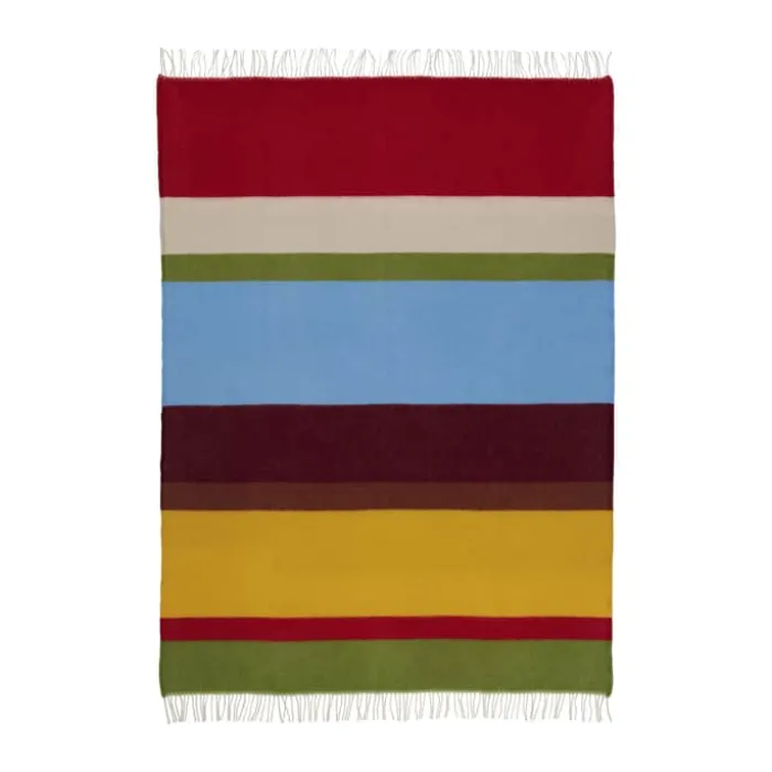 Klippan Arty Plaid B 130 x L 200 cm - Lammeuld - Yellow