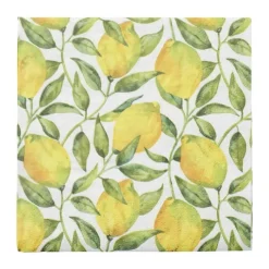 Klippan Papirservietter Lemon Tree - 20 stk. B 33 x L 33 cm - Papir - Gul/grøn