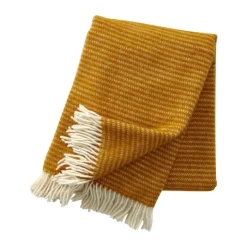 Klippan Ralph Plaid L 200 x B 130 cm - Lammeuld - Sennepsgul