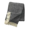 Klippan Ralph Plaid L 200 x B 130 cm - Lammeuld - Mørkegrå