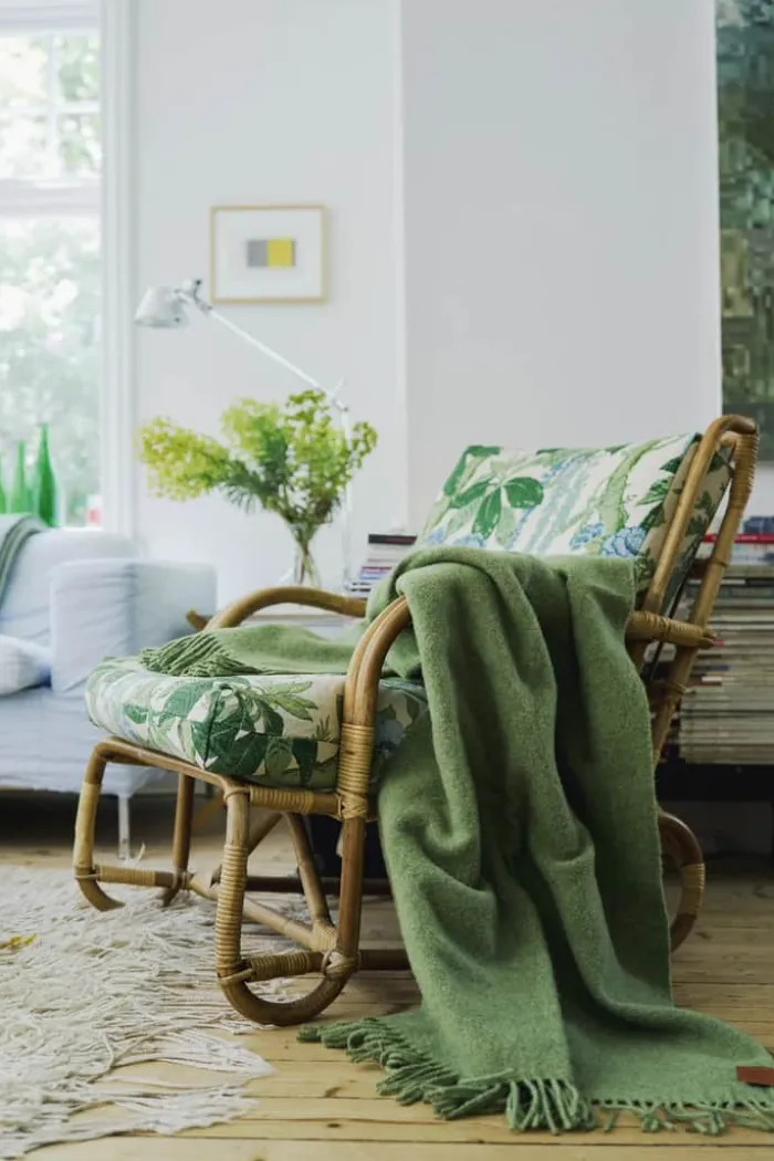 Klippan True Plaid B 130 x L 180 cm - Lammeuld - Green