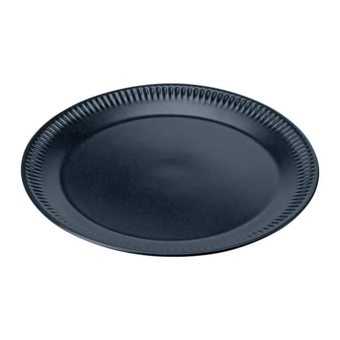 Knabstrup Keramik Frokosttallerken Ø 22 cm - Stentøj - Blå