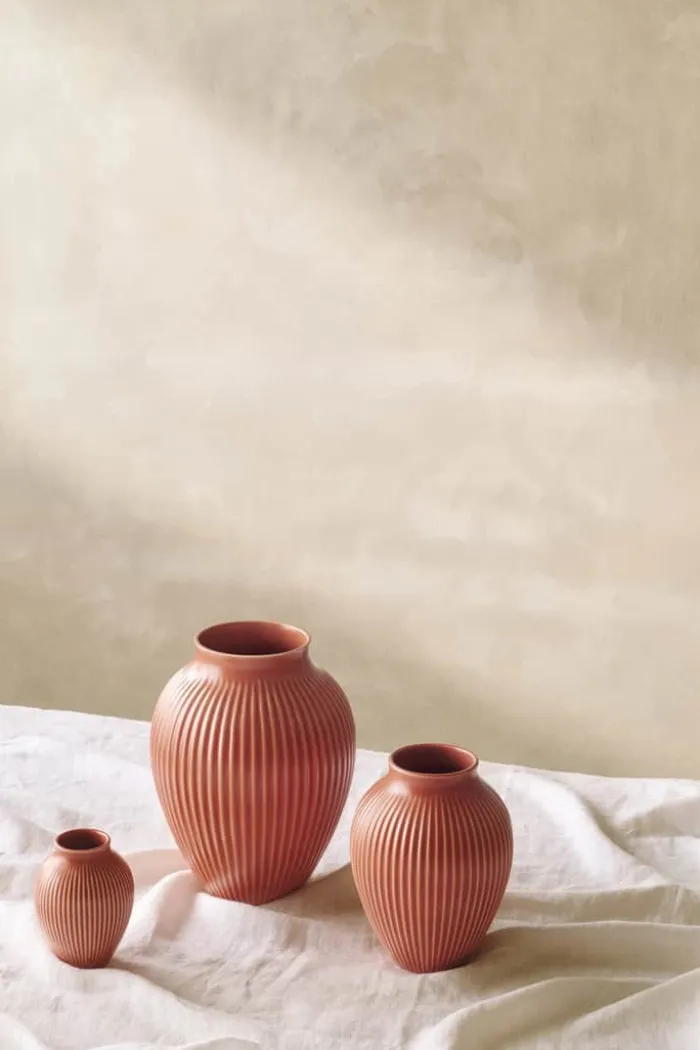 Knabstrup Keramik Vase H 27 cm - Keramik - Koral