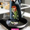 Kochblume Foldbart Skærebræt L 34,5 cm - Silikone - Grå