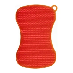 Kochblume Scrubby Svamp L 13 x B 8 cm - Silikone - Orange