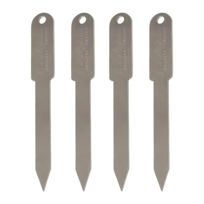 Kockums Jernverk Burgerspyd - 4 stk. L 14 cm - Rustfrit stål