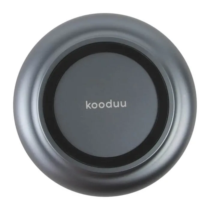 KOODUU Glow 8 Fyrfadsstage H 8,1 cm - Aluminium/glas - Moody blue