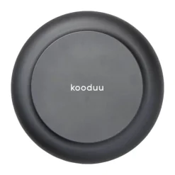 KOODUU Glow 8 Fyrfadsstage H 8,1 cm - Aluminium/glas - Smoked Grey