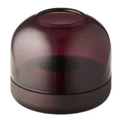 KOODUU Glow 8 Fyrfadsstage H 8,1 cm - Aluminium/glas - Lilla