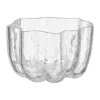 Kosta Boda Crackle Lysestage H 5,8 x 9,7 cm - Krystalglas - Clear