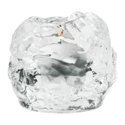 Kosta Boda Snowball Fyrfadsstage H 6 x B 6,6 cm - Glas - Klar