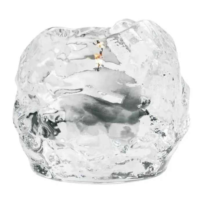 Kosta Boda Snowball Fyrfadsstage H 6 x B 6,6 cm - Glas - Klar