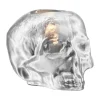 Kosta Boda Still Life Skull Lysestage Ø 11,5 cm - Glas - Metallic