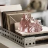 Kosta Boda The Rock Fyrfadsstage H 9,1 x B 14 x L 12,3 cm - Krystalglas - Pink