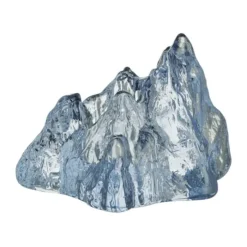 Kosta Boda The Rock Lysestage H 9,1 x B 14 x L 12,3 cm - Krystalglas - Ice Blue