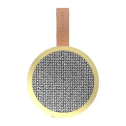 Kreafunk aGO II FABRIC Højtaler Ø 8 x H 3,6 cm - Soft yellow