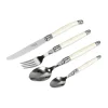 Laguiole By Hâws Bestiksæt - 24 stk. 6 kuverter - ABS-plastik/rustfrit stål - Perle