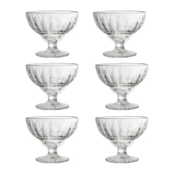 La Rochère Elise dessertskål - 6 stk. Ø 12,5 cm - Glas - Klar