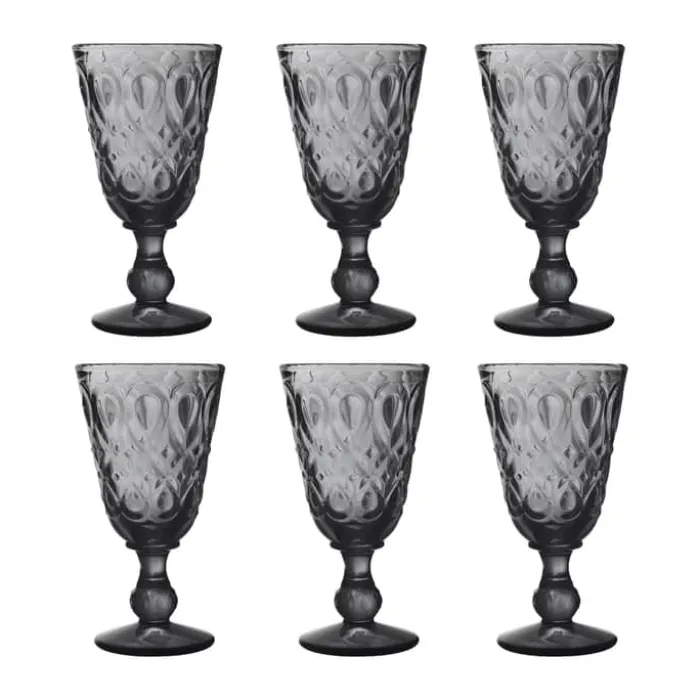 La Rochère Lyonnais Vinglas - 6 stk 23 cl - Glas - Grå
