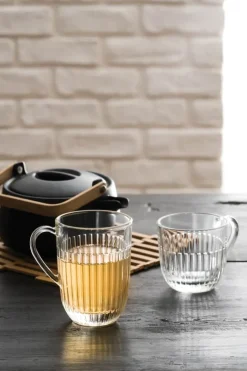 La Rochère Quessant Krus - 6 stk. 40 cl - Glas - Klar