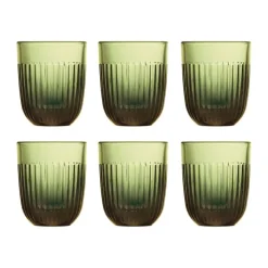La Rochère Versailles Desserttallerken - 6 stk. Ø 8 cm - Grøn - Keramik