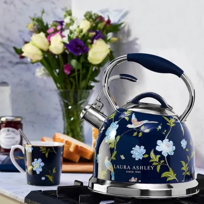 Laura Ashley Kedel 2,5 liter - Inkl. Fløjte - Elveden Navy