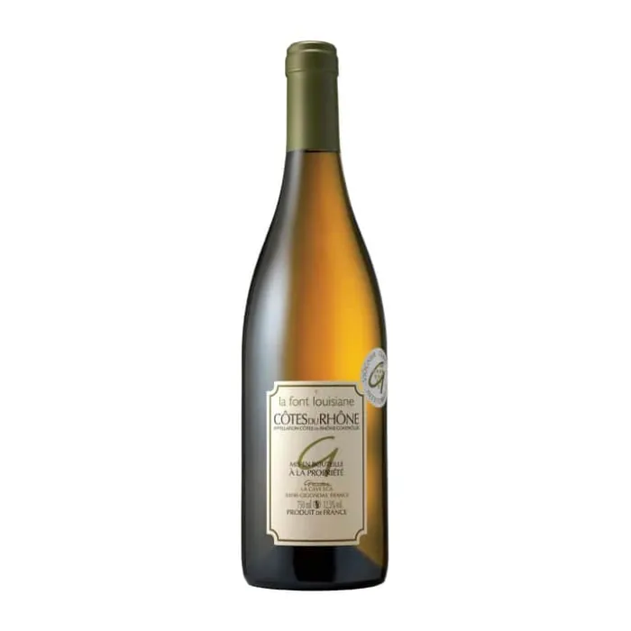 Le Cave Cotes du Rhone Gigondas La Cave Hvidvin 75 cl - 14% - Halvtør og mellem fyldig