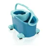 Leifheit Clean Twist Disc Ergo Gulvvaskersæt 6 liter - Aluminium/plastik - Grøn