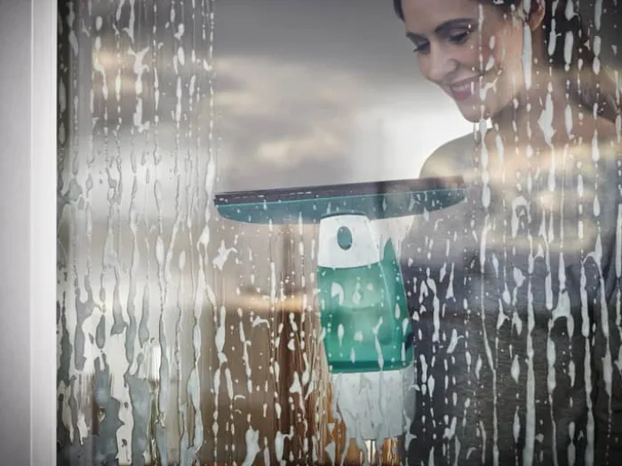 Leifheit Dry & Clean Vinduesvasker - 3 dele 35 minutters brugstid - Standby-funktion