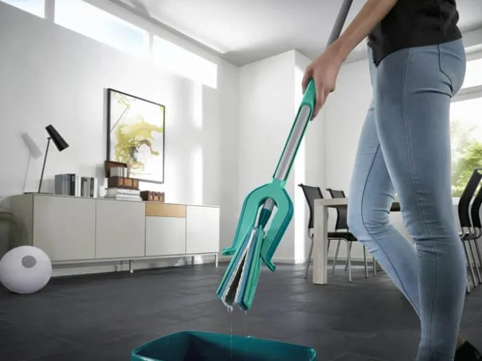 Leifheit Picobello M Gulvvasker B 33 cm - Aluminium/plastik - Turkis