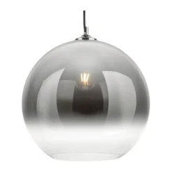 Leitmotiv Bubble Pendel Ø 40 cm - Glas - Krom