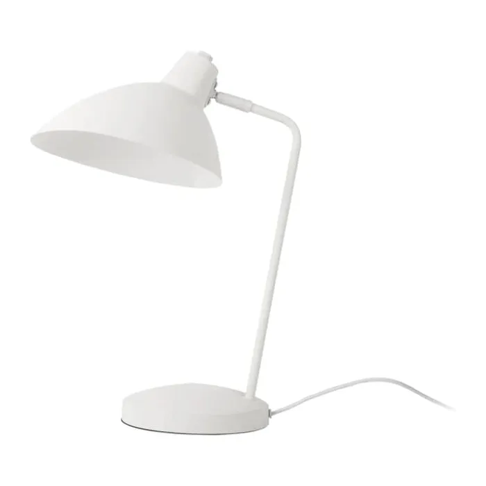 Leitmotiv Casque Bordlampe H 49 x B 32 cm - Metal - Hvid