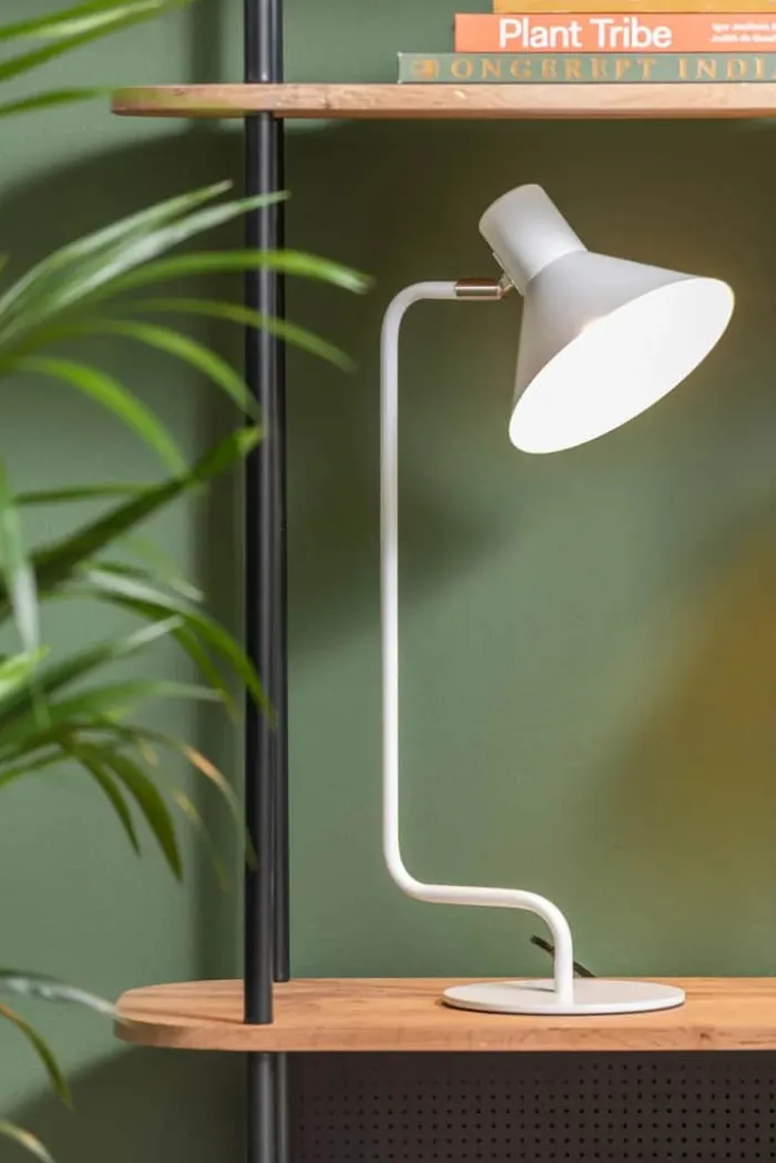 Leitmotiv Office Bordlampe Ø 18 cm - E14 - Hvid