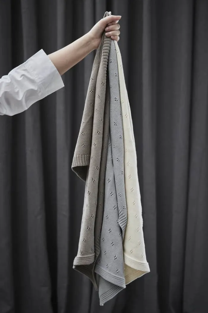 Lene Bjerre Caia Viskestykke B 37 x L 50 cm - Bomuld - Taupe