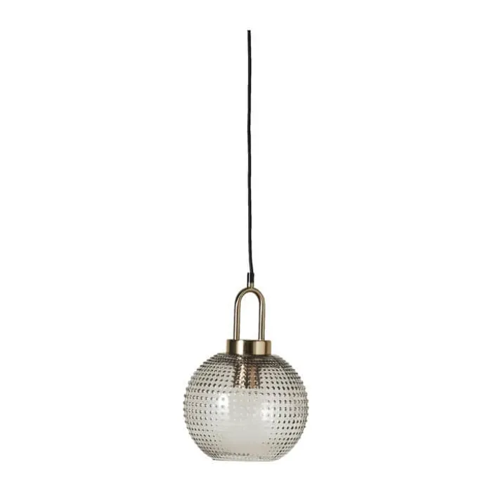 Lene Bjerre Dora Pendel H 30 cm - Glas/jern - Bark