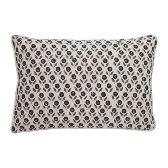 Lene Bjerre Efilia Pudebetræk B 40 x L 60 cm - Bomuld - Råhvid