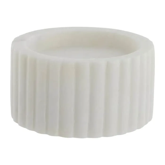 Lene Bjerre Eliana Bloklysestage H 5 cm - Marmor - Hvid