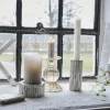 Lene Bjerre Eliana Bloklysestage H 5 cm - Marmor - Sand