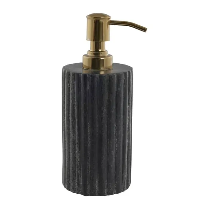 Lene Bjerre Eliana Sæbedispenser H 18,5 Ø 8 cm - Marmor - Sort