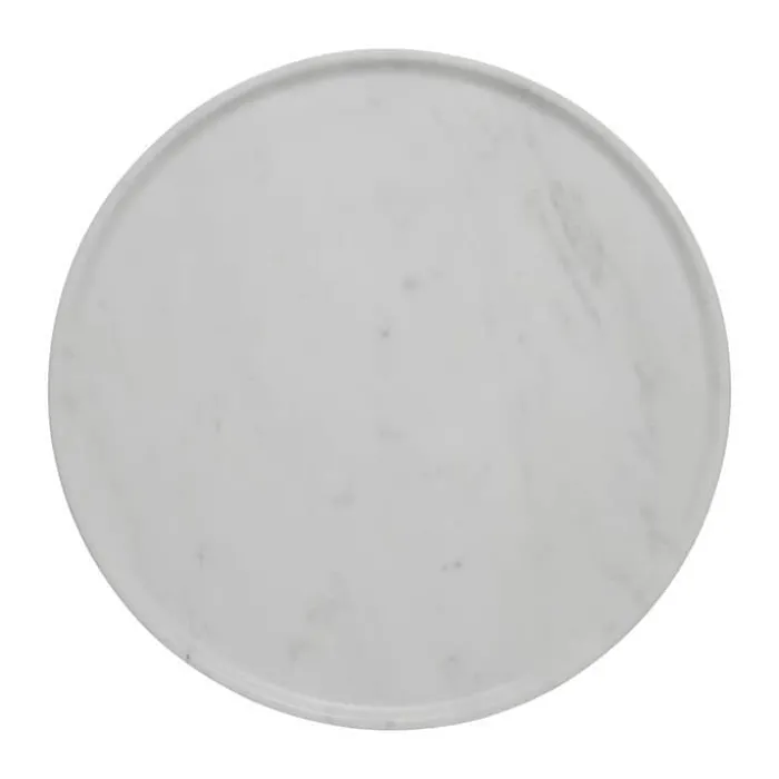 Lene Bjerre Ellia Fad Ø 40 cm - Marmor - Hvid