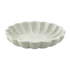 Lene Bjerre Ellia Skål Ø 30 cm - Marmor - Hvid