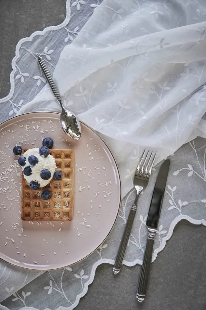 Lene Bjerre Eloise Dug B 160 x L 320 cm - Polyester - Råhvid