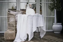 Lene Bjerre Eloise Dug B 160 x L 320 cm - Polyester - Råhvid