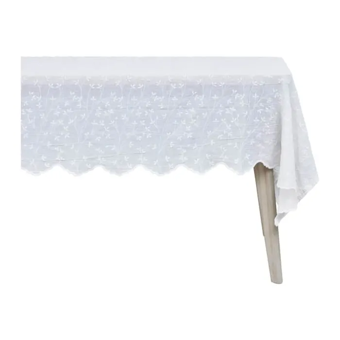 Lene Bjerre Eloise Dug B 160 x L 320 cm - Polyester - Råhvid