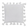 Lene Bjerre Feminia Pyntepude H 60 x B 60 cm - Bomuld - Hvid